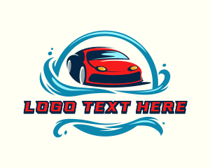 Wave - Automotive Car Garage logo design