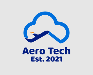 Cloud Aviation Plane  logo design