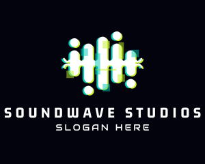 Album - Music Streaming Audio Wave logo design