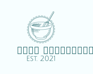 Kitchen - Blue Mixing Bowl logo design