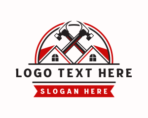 Construction - Hammer Roof Builder logo design