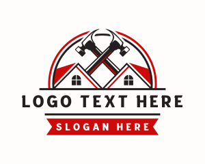 Craft - Hammer Roof Builder logo design