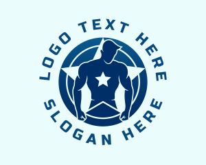 Bodybuilding - Bodybuilding Strength Workout logo design