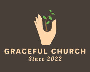 Artisanal - Garden Sprout Hand logo design
