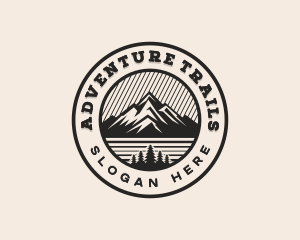 Hiking Summit Adventure logo design