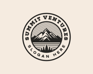 Hiking Summit Adventure logo design