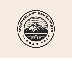 Hiking Summit Adventure logo design