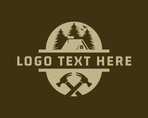 Forest Cabin Carpentry Logo