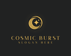 Cosmic Astrology Moon logo design