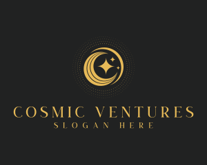 Cosmic Astrology Moon logo design