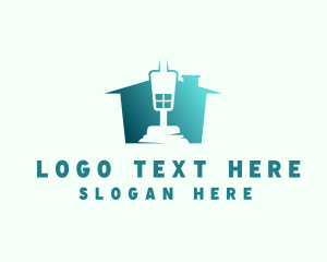 Plumbing - House Cleaning Plunger logo design