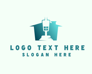 Cleaning - House Cleaning Plunger logo design