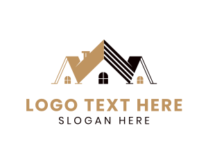Structure - House Roof Structure logo design