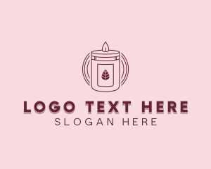 Scented - Scented Candle Home Decor logo design