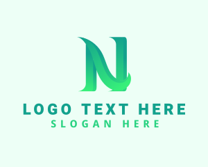 Letter N - Cyber Professional Letter N logo design