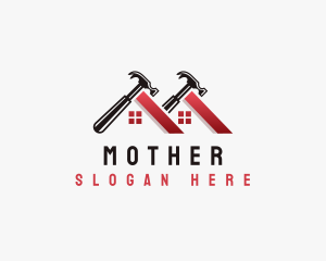 Roofing - Hammer Roofing Builder logo design