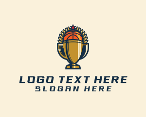 Netball - Basketball Tournament Trophy logo design