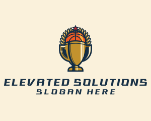 Basketball Tournament Cups logo design