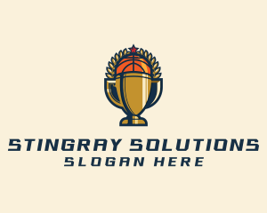 Basketball Tournament Cups logo design