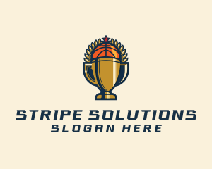 Basketball Tournament Cups logo design