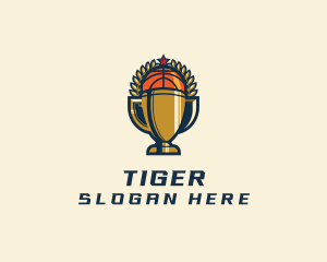 Basketball Tournament Trophy logo design