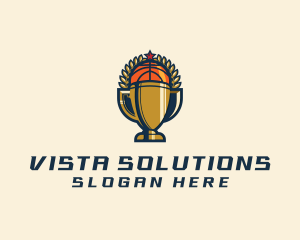 Basketball Tournament Cups logo design