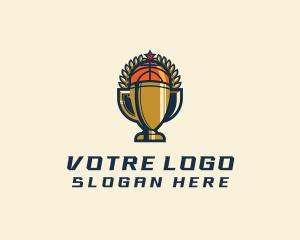 Poolroom - Basketball Tournament Trophy logo design
