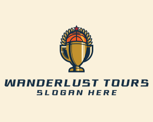 Basketball Tournament Cups logo design