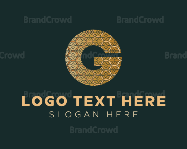 Gold Luxury Letter G Logo