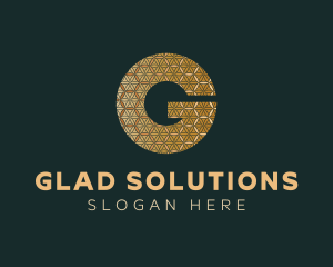 Gold Luxury Letter G logo design