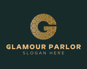 Gold Luxury Letter G logo design