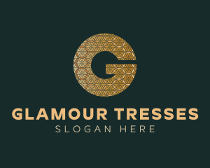 Gold Luxury Letter G logo design