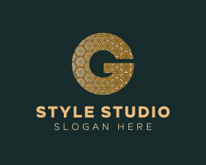 Hairdo - Gold Luxury Letter G logo design