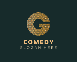 Hg - Gold Luxury Letter G logo design