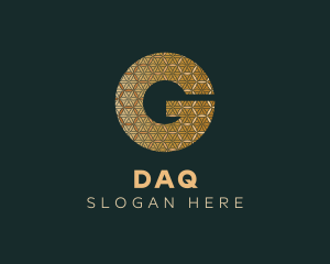 Hg - Gold Luxury Letter G logo design