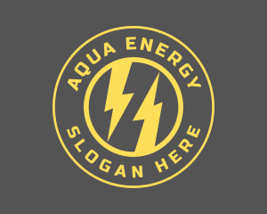 Electric Energy Voltage  logo design