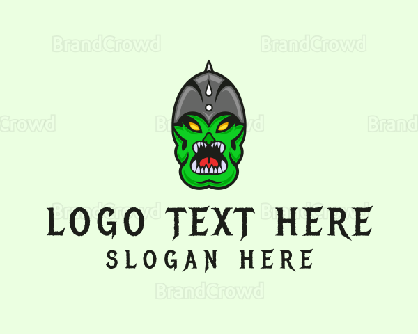 Evil Monster Character Logo