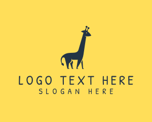 Safari - Wildlife Giraffe Animal logo design