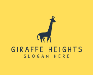 Giraffe - Wildlife Giraffe Animal logo design