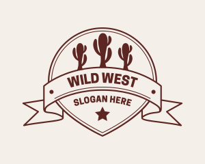Saloon - Western Cactus Saloon logo design