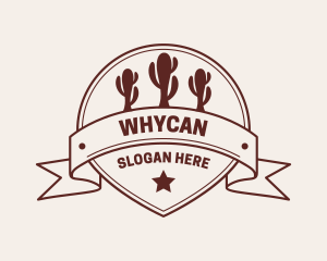 Sheriff - Western Cactus Saloon logo design