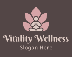 Wellness Spa Yoga  logo design