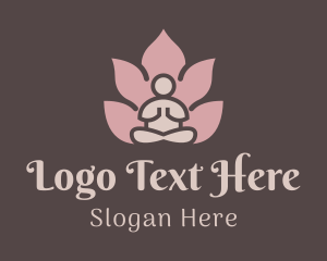 Hindu - Wellness Spa Yoga logo design