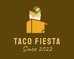 Taco Sandwich Food Cart logo design