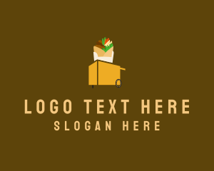 Taco Sandwich Food Cart Logo