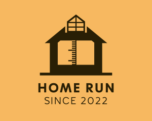 Home Measurement Construction logo design