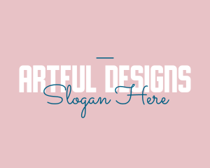 Feminine Overlap Stylist logo design