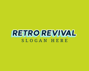Retro - Retro Blue Business logo design