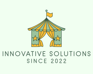 Attractions - Carnival Tent Circus logo design