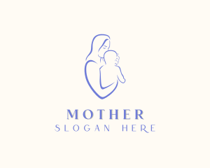 Mother Baby Parenting logo design